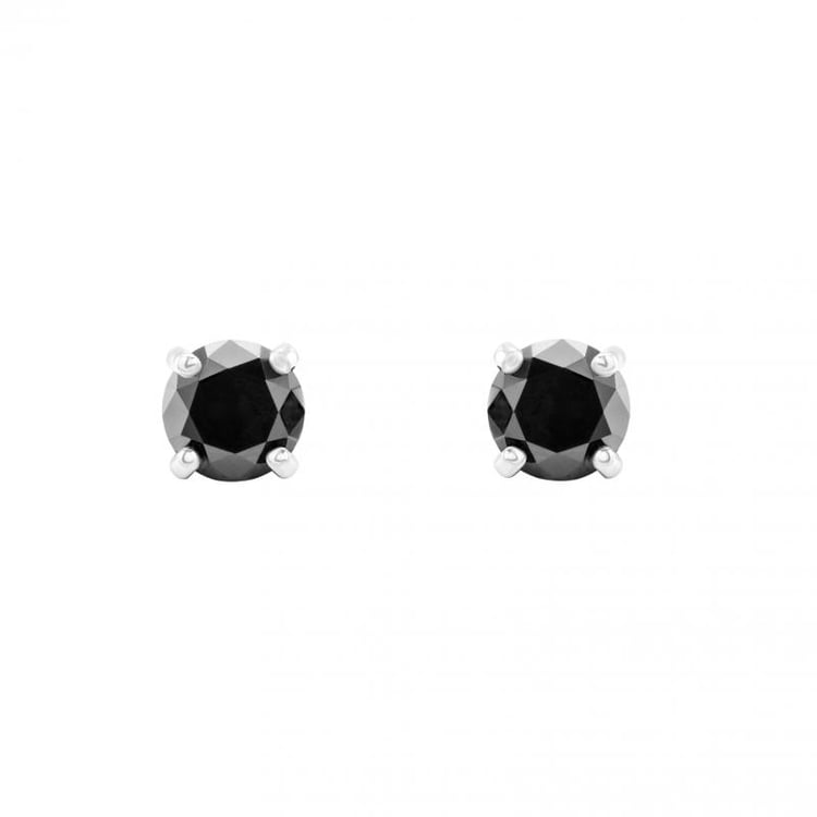 Ohrstecker mit schwarzen 0.5ct Diamanten Kesha