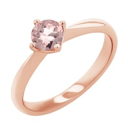 Goldener Verlobungsring mit Morganit Mahiya