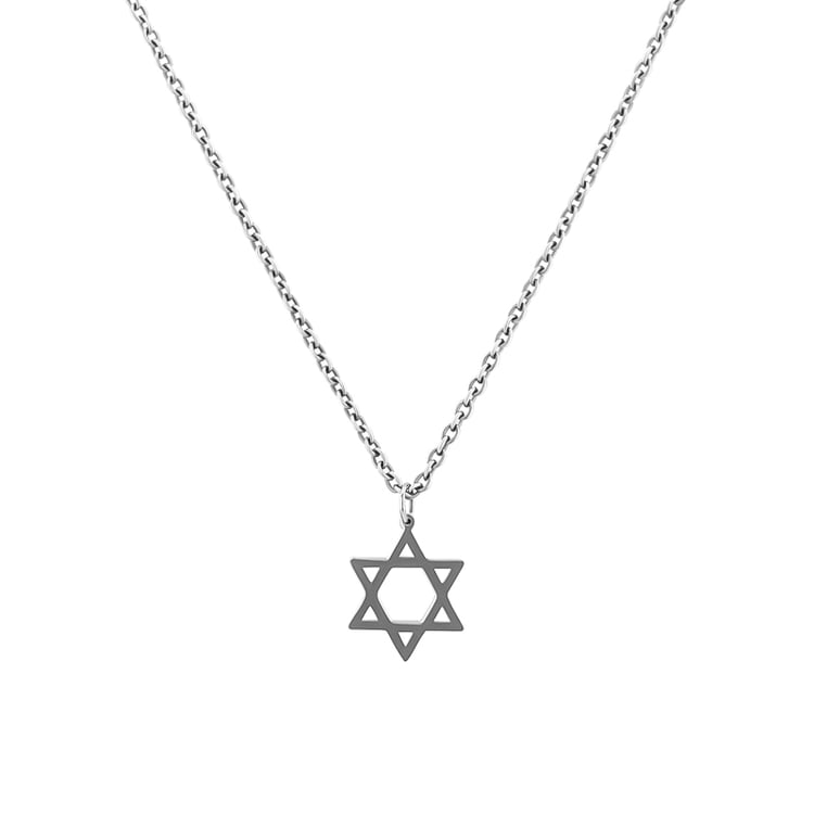 Silberner Anhänger Davidstern 131111