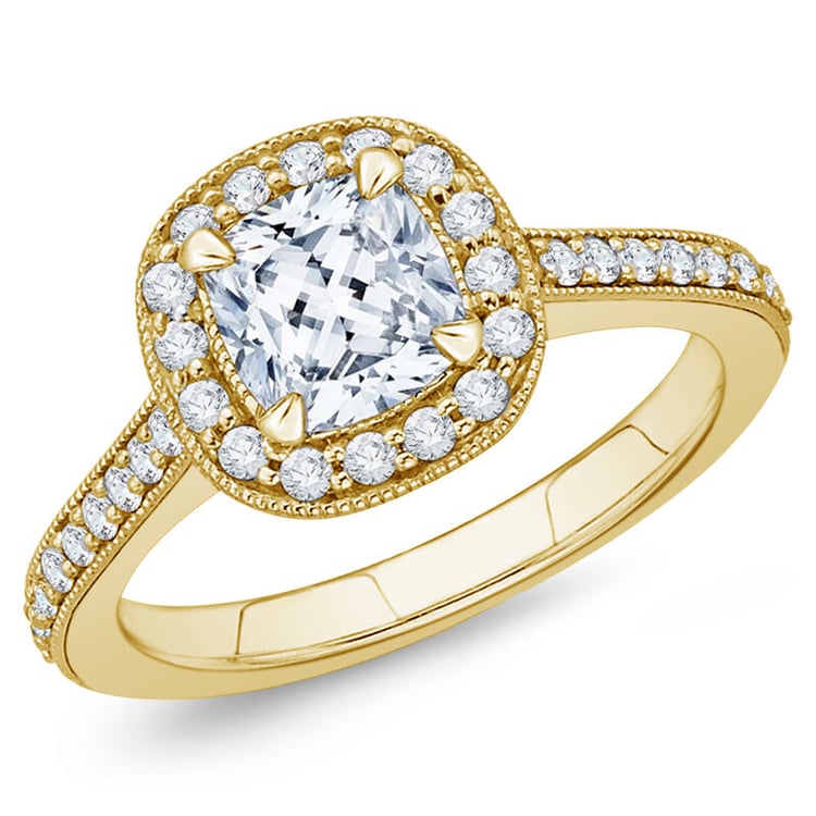 Ring aus Gold mit Diamanten 74252