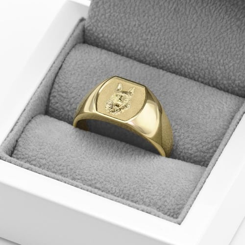 Herrenring mit personalisierter Handgravur Bertly