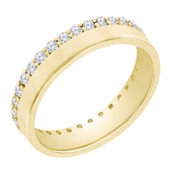 Goldener Eternity-Ring mit Lab Grown Diamanten Hevanna