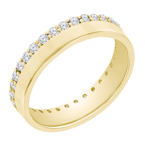 Goldener Eternity-Ring mit Lab Grown Diamanten Hevanna