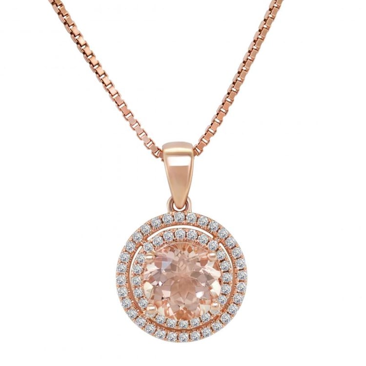 Halskette mit Morganit