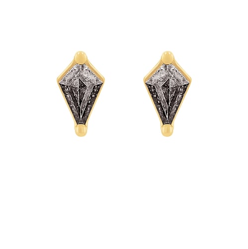Ohrstecker mit Salt and Pepper Diamanten Ansa