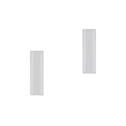 Silberne minimalistische Ohrstecker Bar