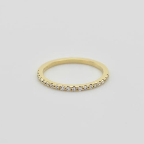 Eternity-Ring mit 1.25 mm großen Moissaniten Adva