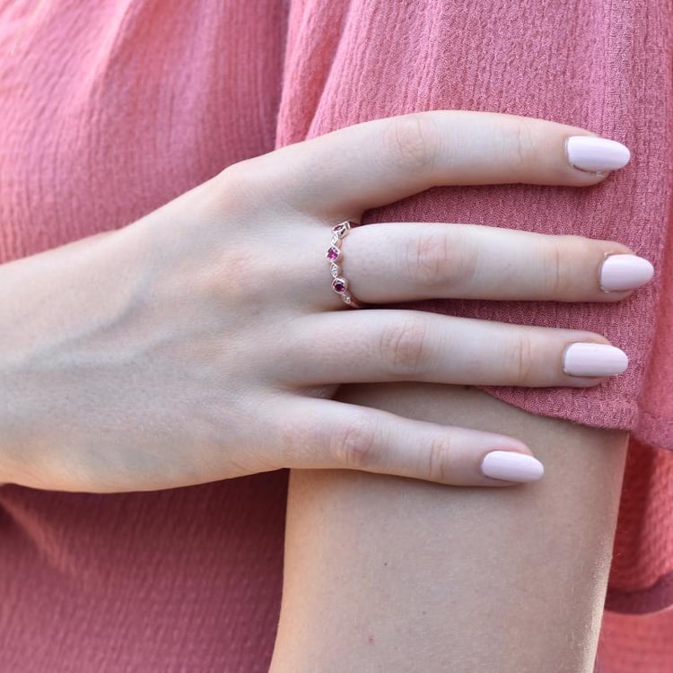 Vergoldeter Ring mit Zirkonia 45156