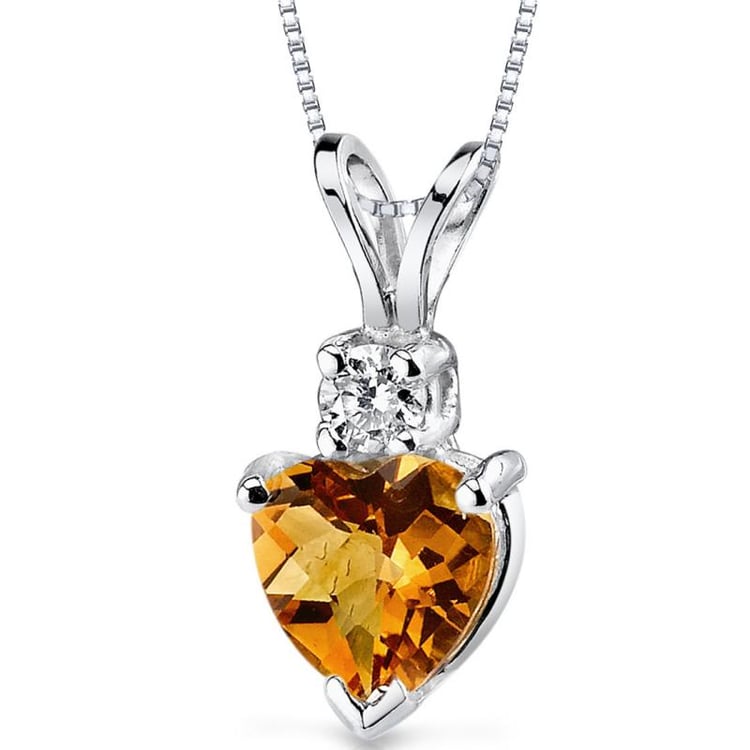 Halskette mit Citrin