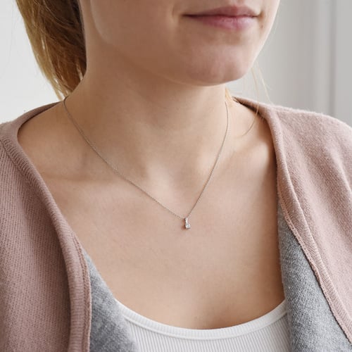 Anhänger mit Lab Grown Diamant und Auswahl des Karatgewichts Alexen