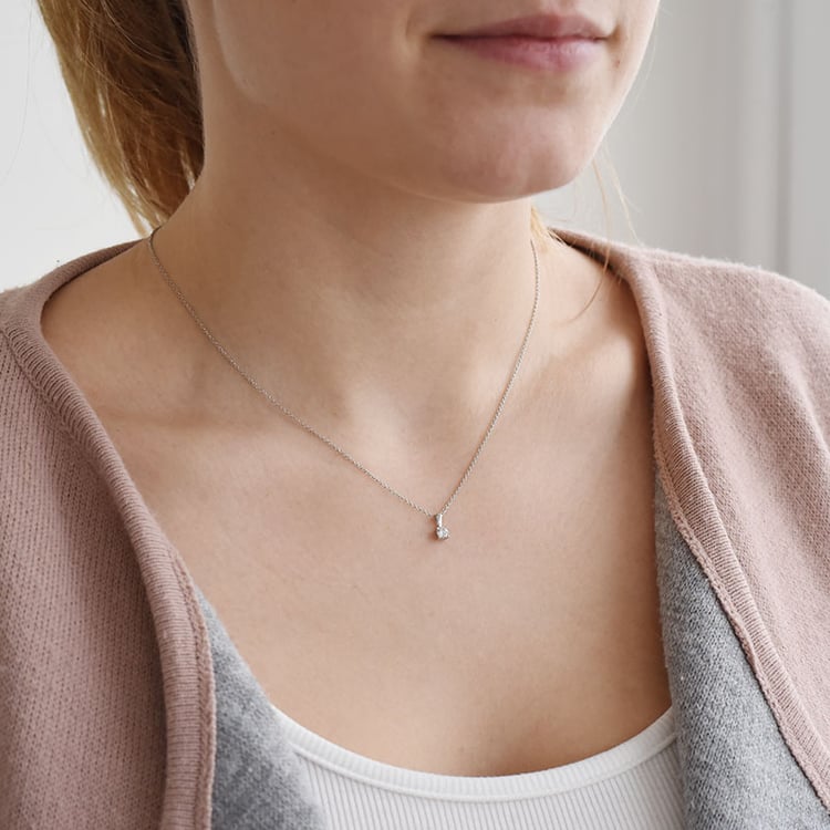 Anhänger mit Lab Grown Diamant und Auswahl des Karatgewichts Alexen 102359
