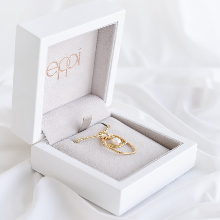 Perlenanhänger aus vergoldetem Silber Dikla 90763