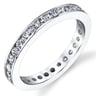 Silberner Memoire-Ring mit Zirkonia Urian