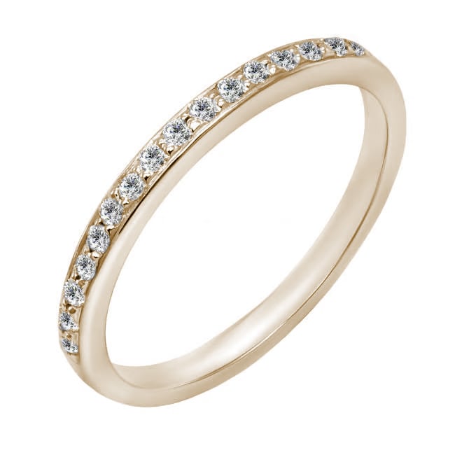 Eternity-Ring mit 1.50 mm Lab Grown Diamanten aus Haselnussgold Lorne