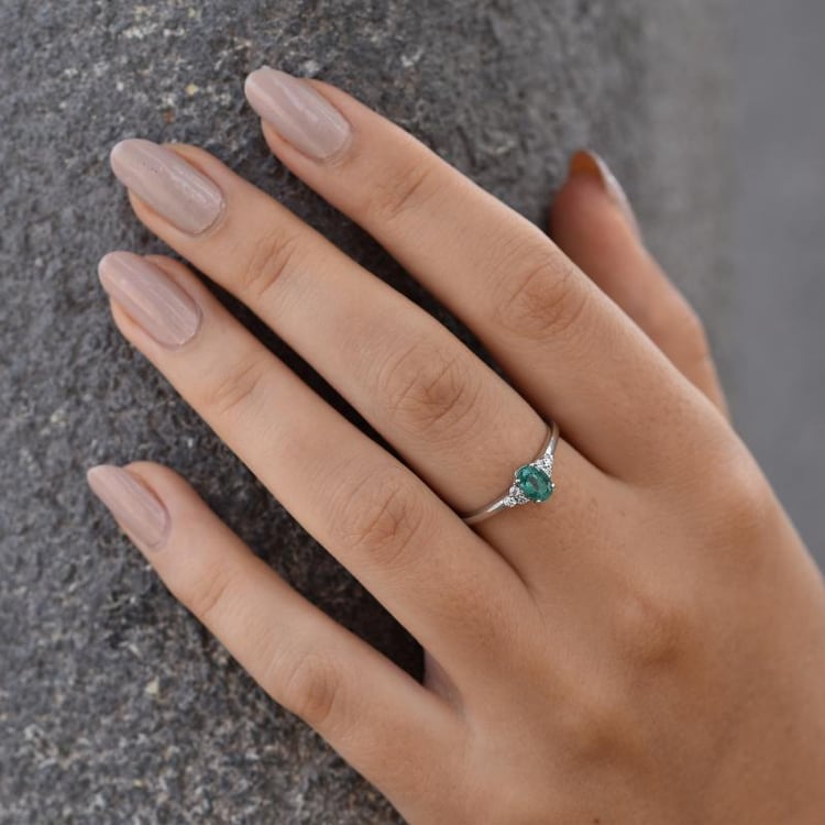 Diamantring aus Gold 35120