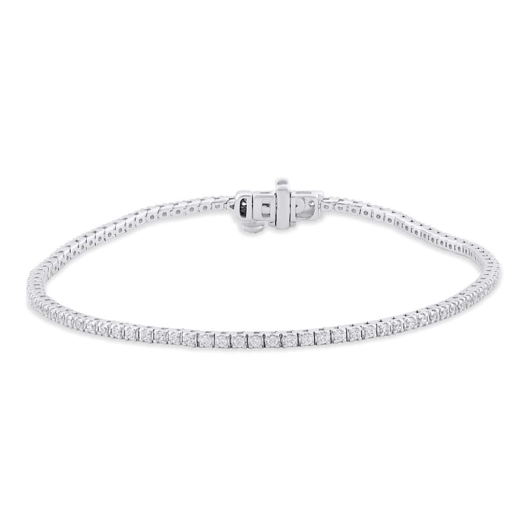 Goldenes Tennisarmband mit Lab Grown Diamanten Ema 163262