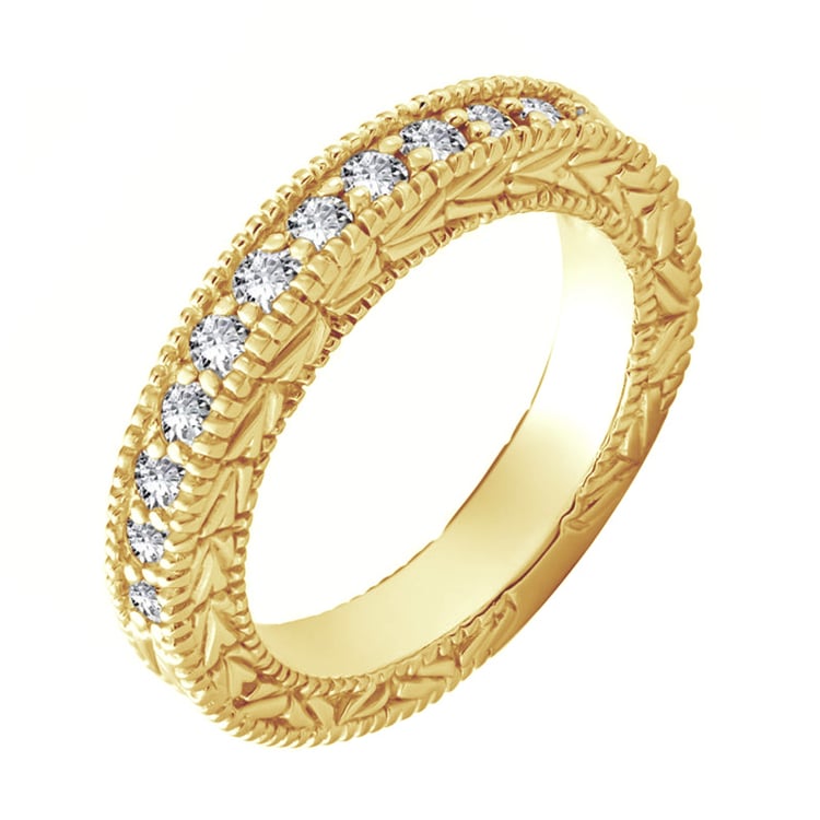Goldring mit Diamanten 80665