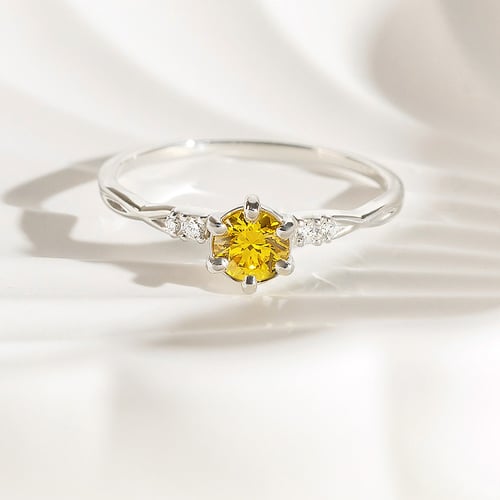Verlobungsring aus Gold mit 0.36ct IGI-zertifiziertem Lab Grown Diamanten Mileva