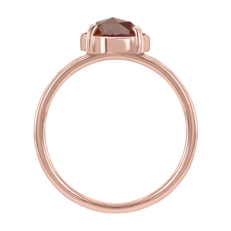 Goldener Ring mit Diamant im Rosenschliff Vertius 34318