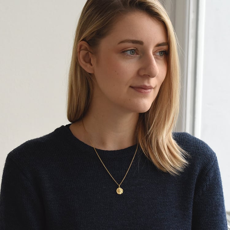 Schmuckset in vergoldetem Silber mit Zirkonia Bedelia 72677