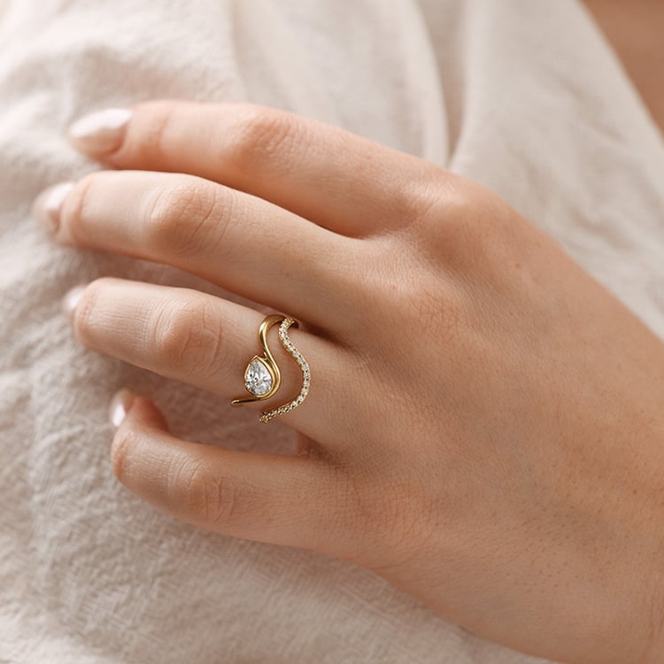 Verlobungsring aus Rosegold 155051