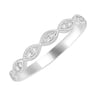 Silberner Eternity-Ring mit Lab Grown Diamanten Talita