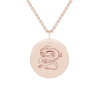 Silberner personalisierter Halskette mit chinesischem Tierkreiszeichen