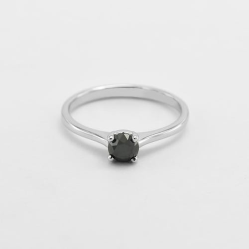 Verlobungsring mit schwarzem Diamant Lenal