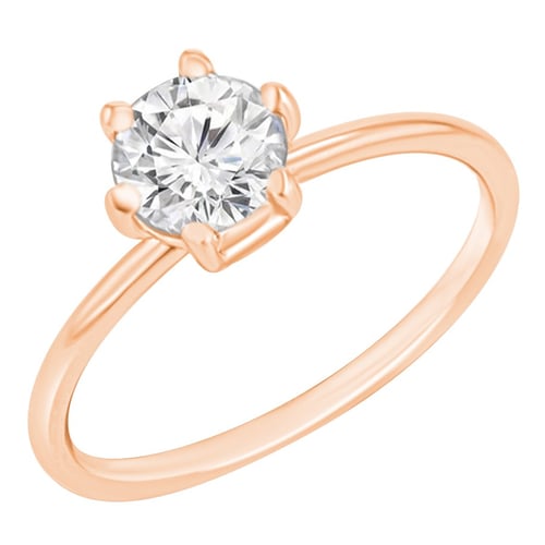 Verlobungsring mit Buchstaben und Diamanten Birdie