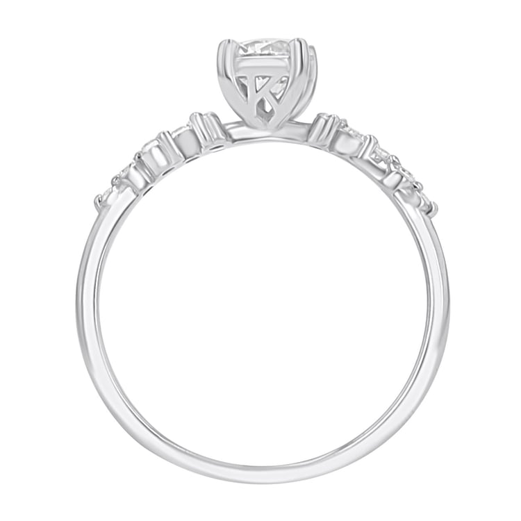 Verlobungsring mit Buchstaben und Diamanten Carina 166851