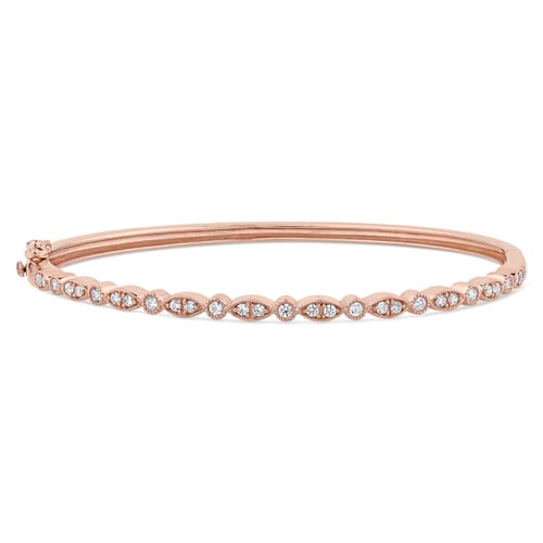 Silberner Armreif mit fundkelnden Lab Grown Diamanten Arissa