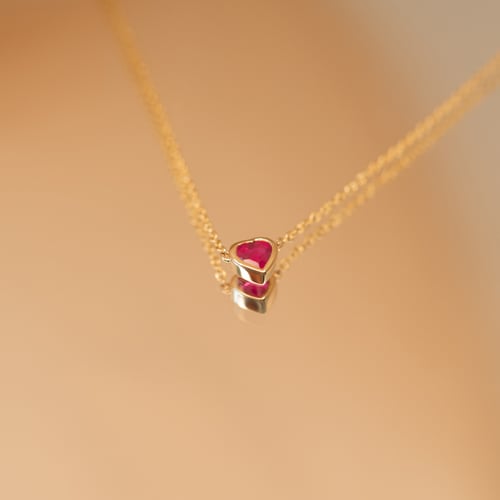 Schmuckset mit Rubinen Roshni