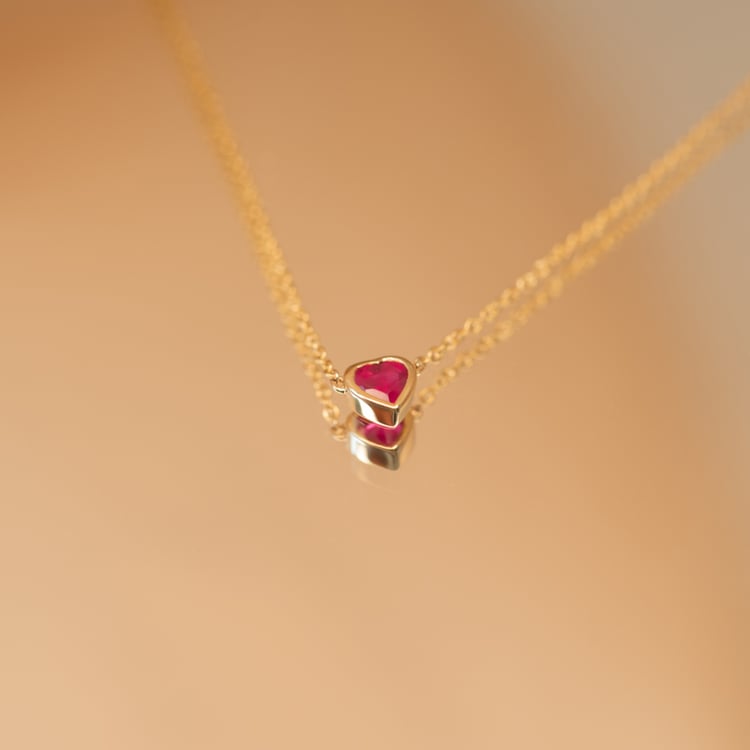 Schmuckset mit Rubinen Roshni 101735