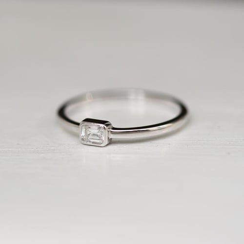 Goldenes Ringset mit Diamant Hera