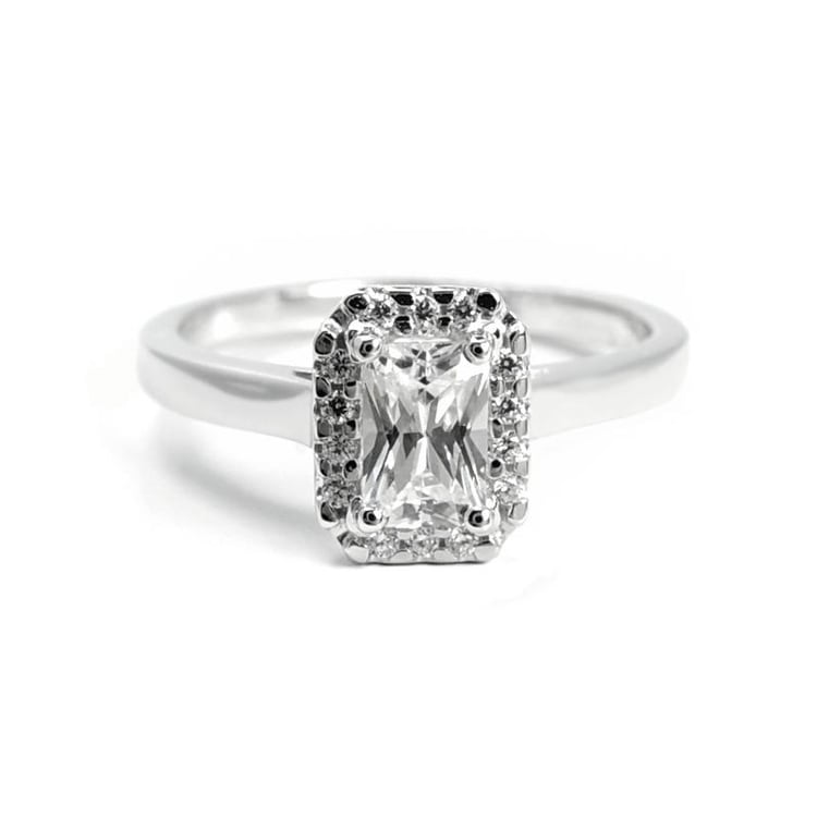 Diamantring aus Gold 4996