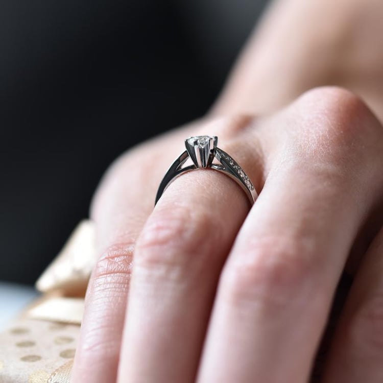 Diamantring aus Gold 90286