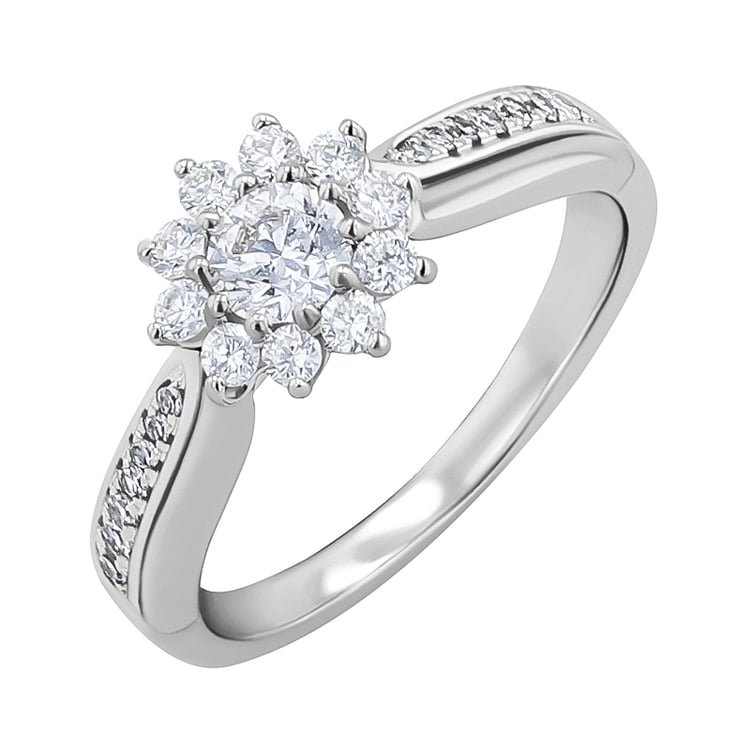 Verlobungsring mit 0.30ct GIA Diamant Evander 129089