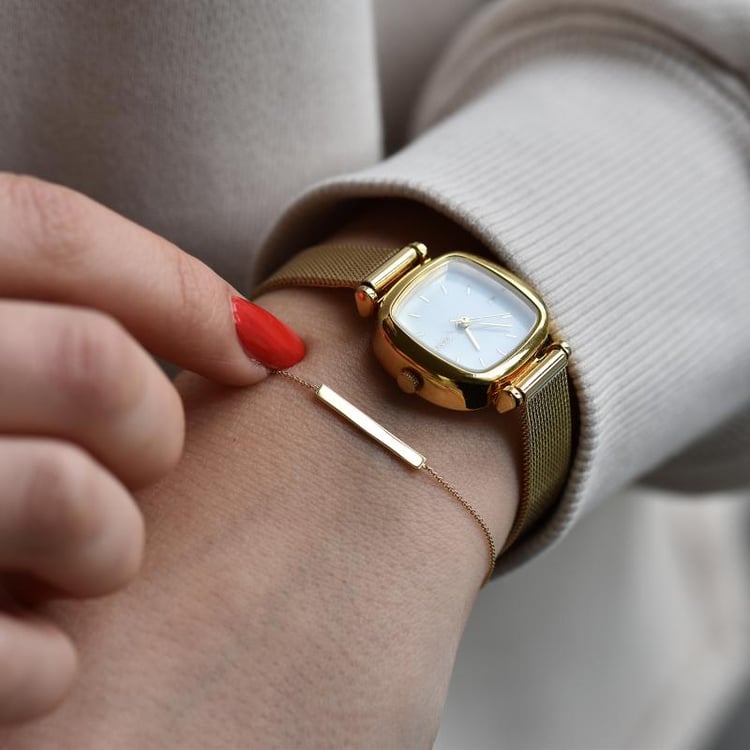 Minimalistisches Goldarmband Bar 41557