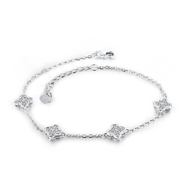 Zartes Armband mit Diamanten