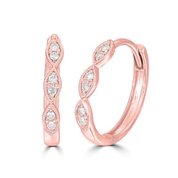 Creolen mit Diamanten Vester