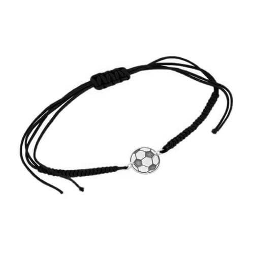 String-Armband Ball mit Gravur Ihrer Wahl Football