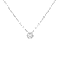Silberner Halskette mit Lab Grown Diamant Adriana