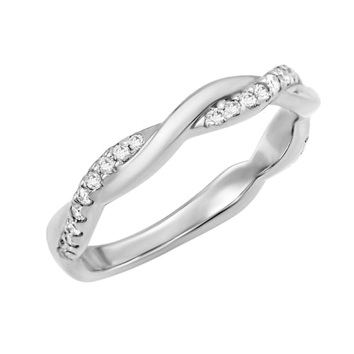 Einzigartiger Ehering mit Diamanten und klassischer Court Ring Malea