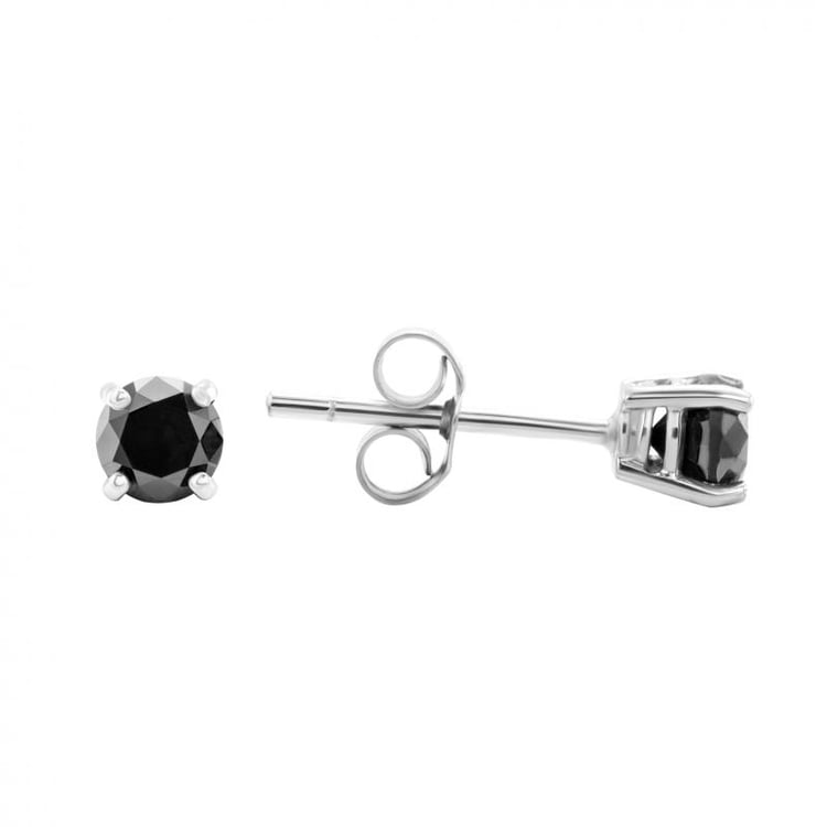 Ohrstecker mit schwarzen 0.5ct Diamanten Kesha 26905