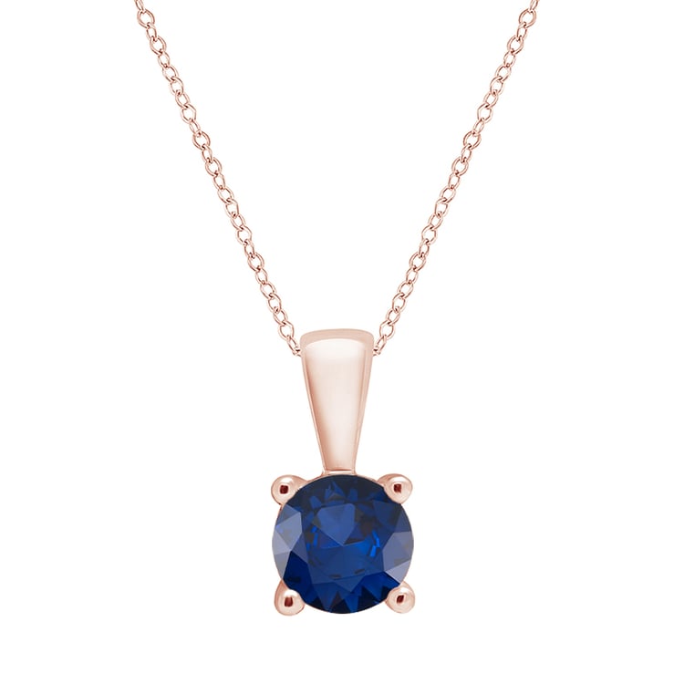 Anhänger mit einem blauen Saphir in der Größe Ihrer Wahl Quinn 122310