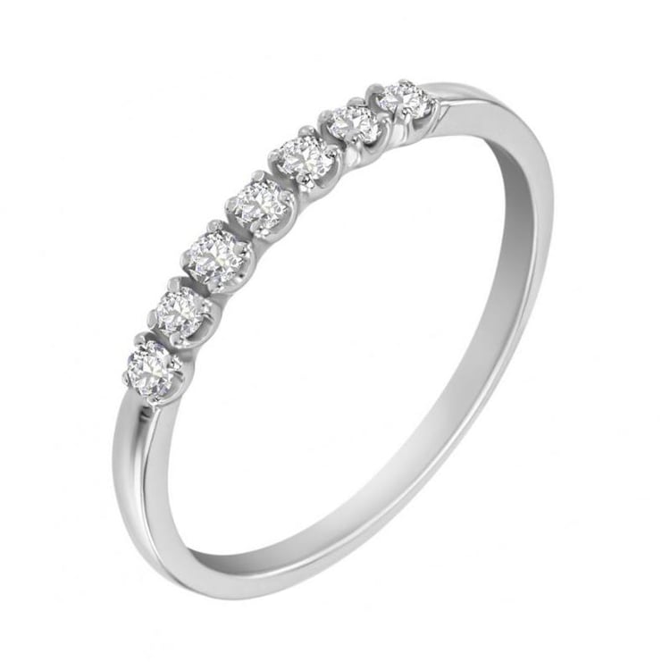 Diamanten Eternity Trauring Weißgold 29998