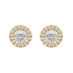 Halo Ohrringe mit Lab Grown Diamanten Zulfikar