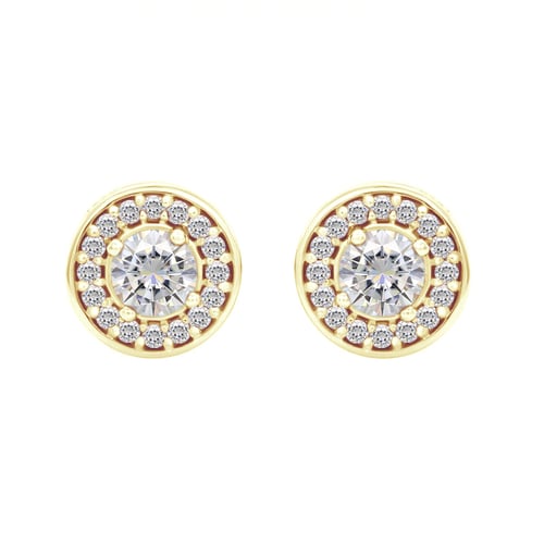 Halo Ohrringe mit Lab Grown Diamanten Zulfikar