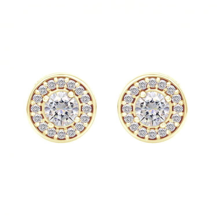 Halo Ohrringe mit Lab Grown Diamanten Zulfikar 100912