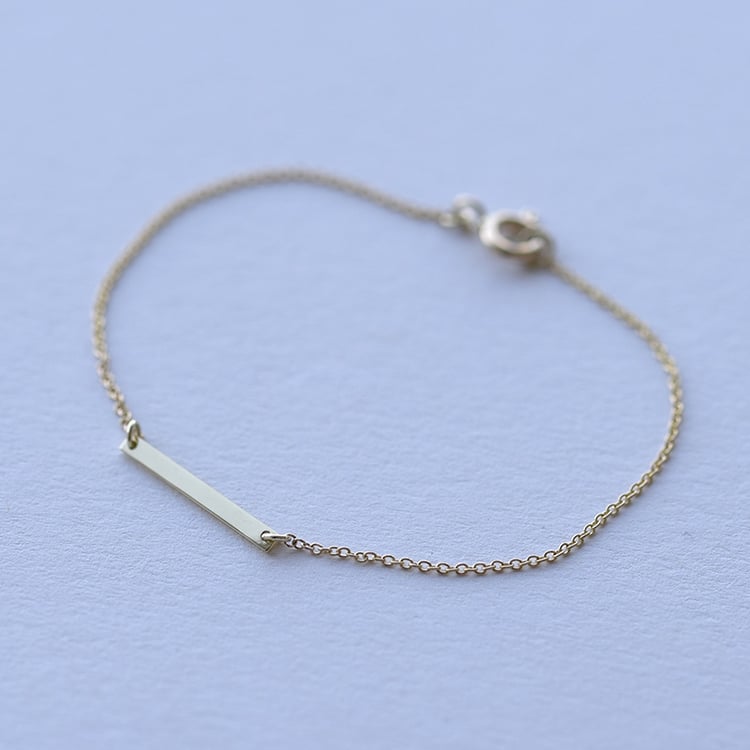 Minimalistisches Goldarmband Bar 61405